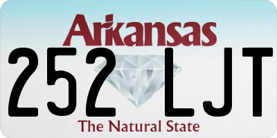 AR license plate 252LJT