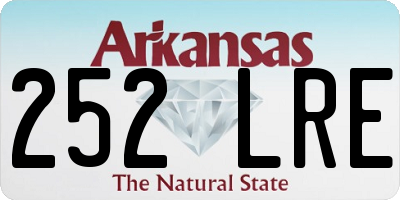 AR license plate 252LRE