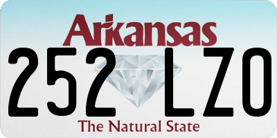 AR license plate 252LZO