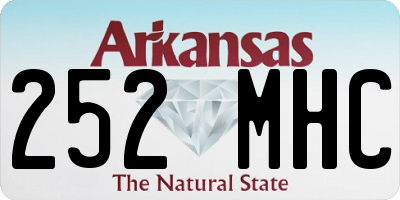 AR license plate 252MHC