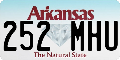 AR license plate 252MHU