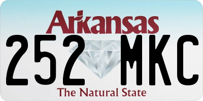 AR license plate 252MKC