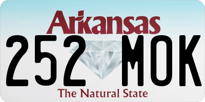 AR license plate 252MOK