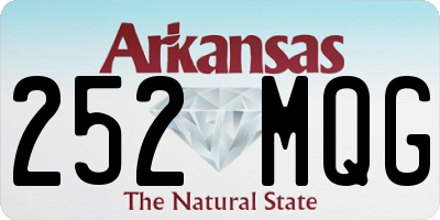 AR license plate 252MQG