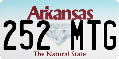 AR license plate 252MTG