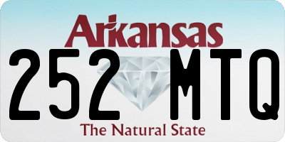 AR license plate 252MTQ