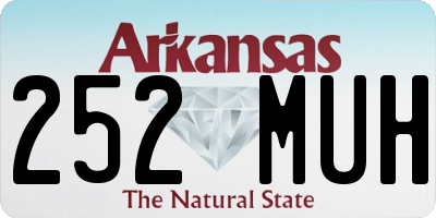 AR license plate 252MUH