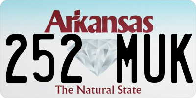 AR license plate 252MUK