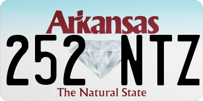 AR license plate 252NTZ