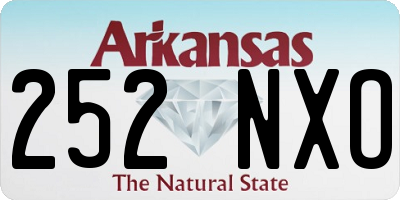 AR license plate 252NXO