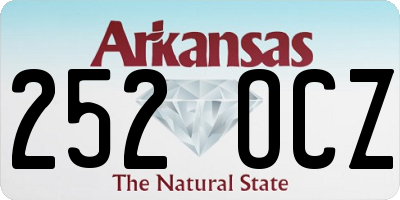AR license plate 252OCZ