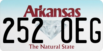 AR license plate 252OEG