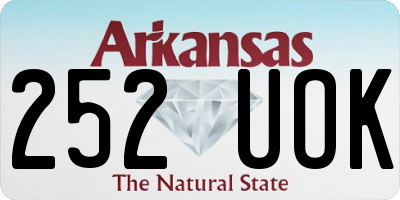 AR license plate 252UOK