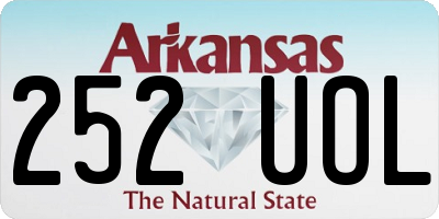 AR license plate 252UOL