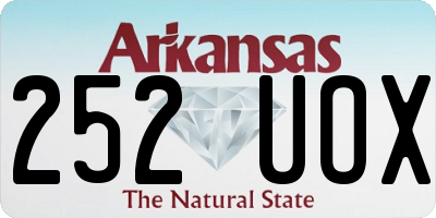 AR license plate 252UOX