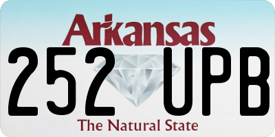 AR license plate 252UPB