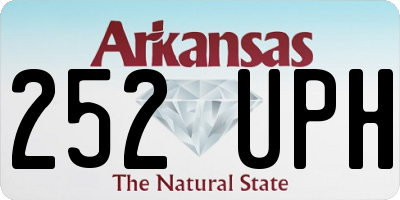 AR license plate 252UPH