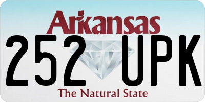 AR license plate 252UPK