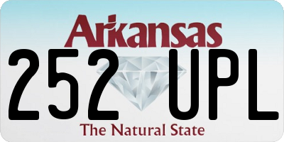 AR license plate 252UPL
