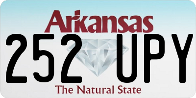 AR license plate 252UPY