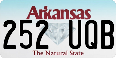 AR license plate 252UQB