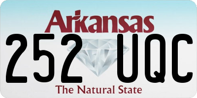 AR license plate 252UQC