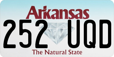AR license plate 252UQD
