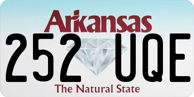 AR license plate 252UQE