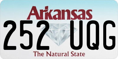 AR license plate 252UQG
