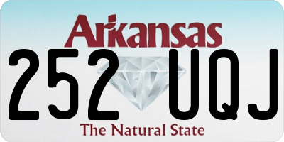 AR license plate 252UQJ
