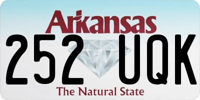AR license plate 252UQK