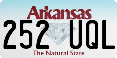 AR license plate 252UQL