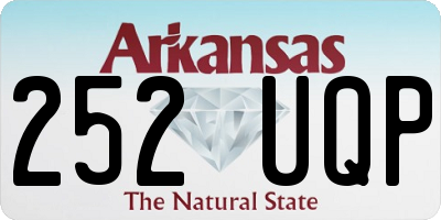 AR license plate 252UQP