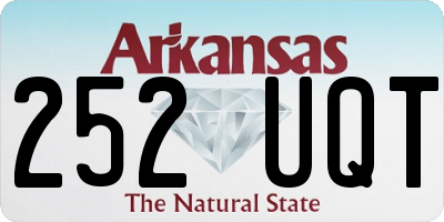 AR license plate 252UQT