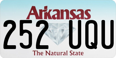 AR license plate 252UQU