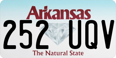 AR license plate 252UQV