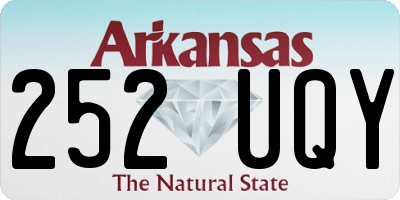 AR license plate 252UQY