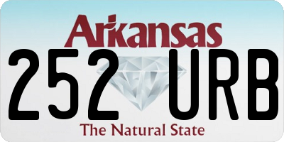 AR license plate 252URB