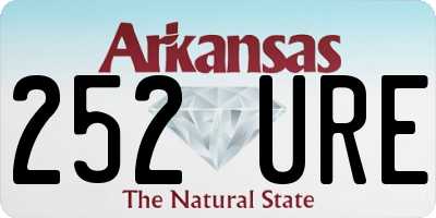 AR license plate 252URE