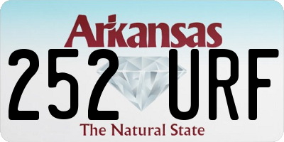 AR license plate 252URF