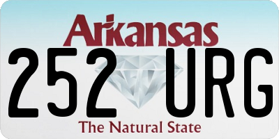 AR license plate 252URG