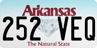AR license plate 252VEQ