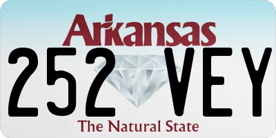 AR license plate 252VEY