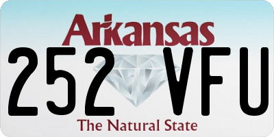 AR license plate 252VFU