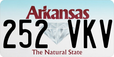 AR license plate 252VKV
