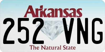 AR license plate 252VNG