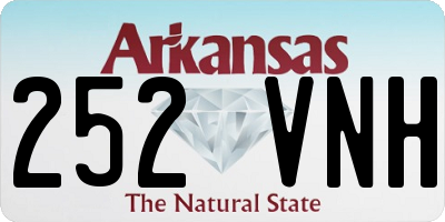 AR license plate 252VNH