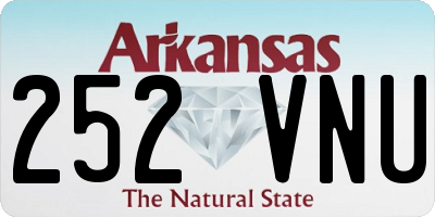 AR license plate 252VNU