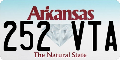 AR license plate 252VTA