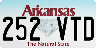 AR license plate 252VTD